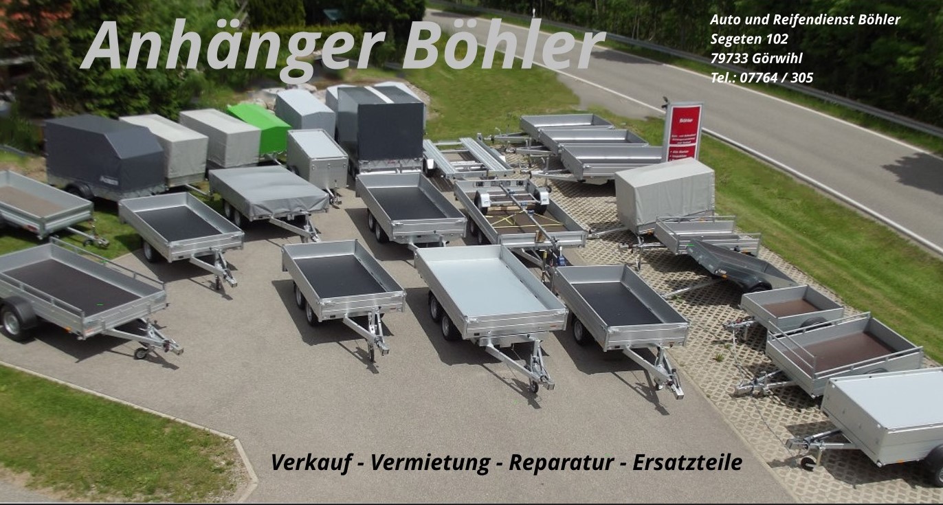 Anhaenger Boehler Segeten 102 Grwihl Lkr. Waldshut Tiengen