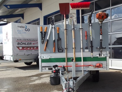 Forstanhnger Forsttrailer Anhnger Bhler Saris, Bckmann, Anssems, Blyss (3)