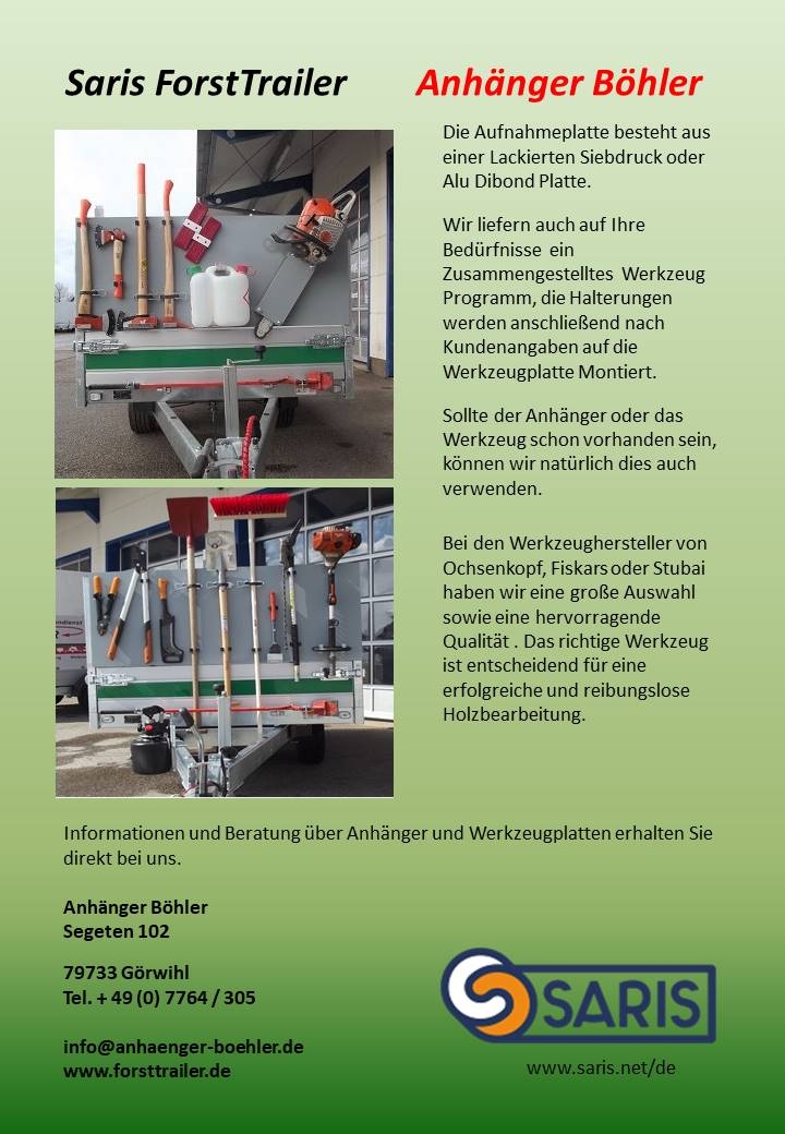 Forsttrailer Anhnger Boehler Goerwihl Saris Boeckmann 2